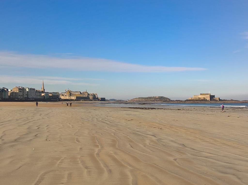 Studio Le Sillon Malouin Vue Mer Saint-Malo Exterior foto