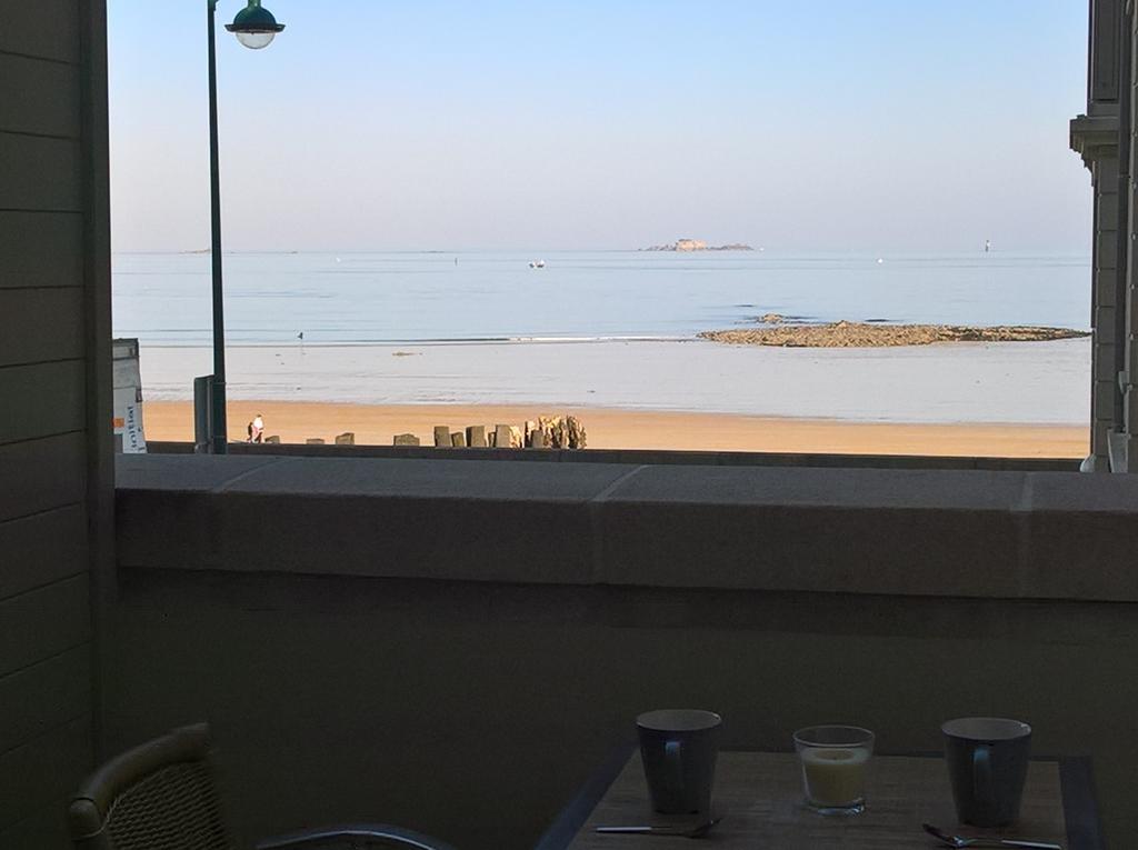Studio Le Sillon Malouin Vue Mer Saint-Malo Exterior foto